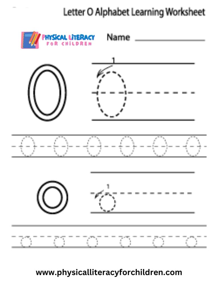 Free Letter O Alphabet Learning Worksheet For Preschool – Plfc