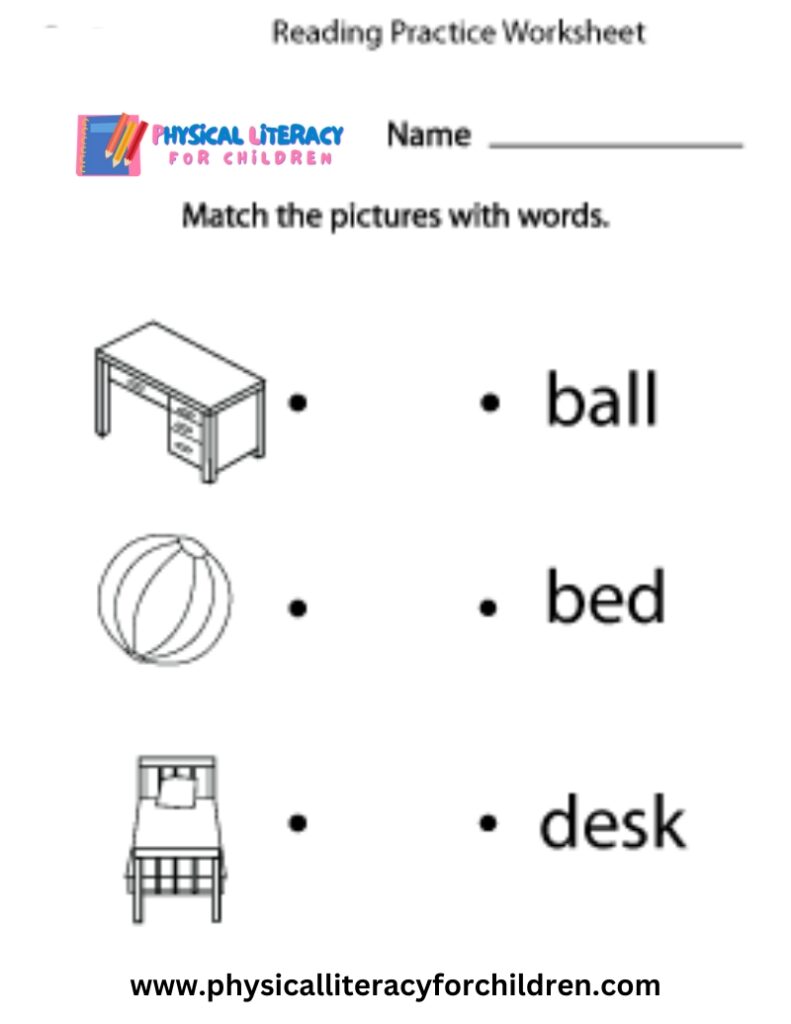Preschool Reading Worksheets – PLFC